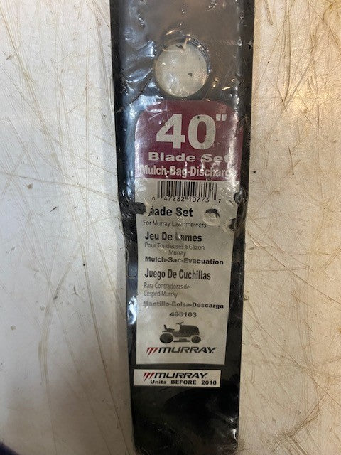 Pack of 2 Murray Mulch Bag Discharge 40" Blade Set 4951033MA | 495103