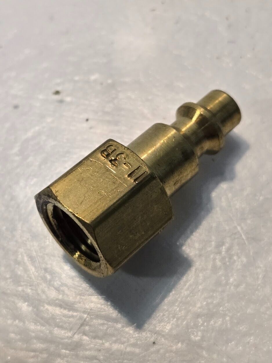 21 Quantity of Foster 11-3B 1/4" Male Quick Connect Couplers 1/4" FPT (21 Qty)