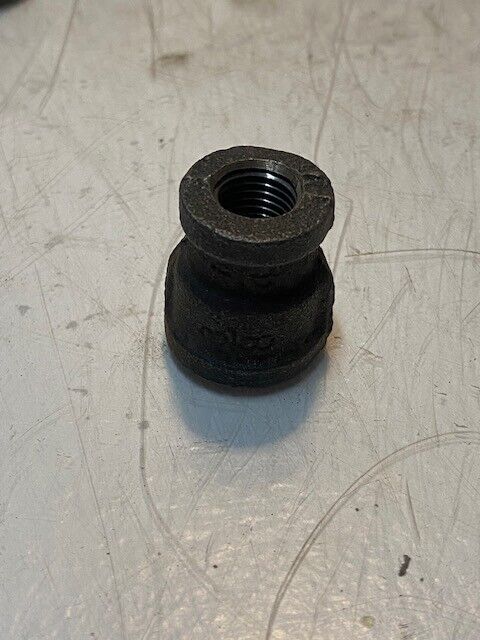 23 Quantity of Black Iron Reducing Coupling Fittings 11mm ID & 14mm ID (23 Qty)