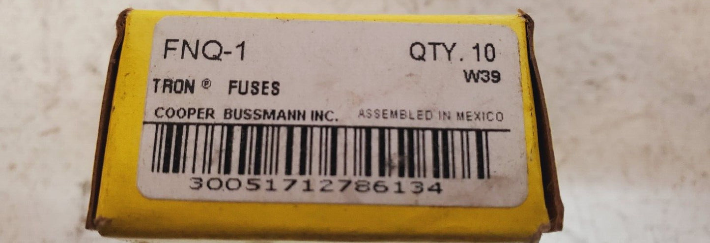 20 Quantity of Busmann Fuses FNQ-1 (20 Qty)