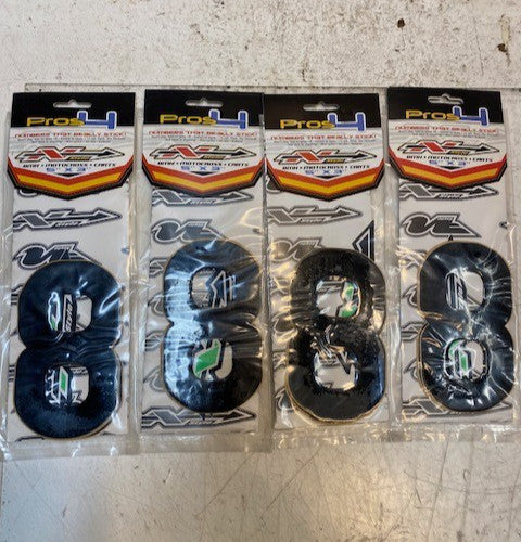 4 Quantity of N-Style Pros4 Black #8 | 3/Pk NIIII-8B 5" x 3" (12 Pcs Total)