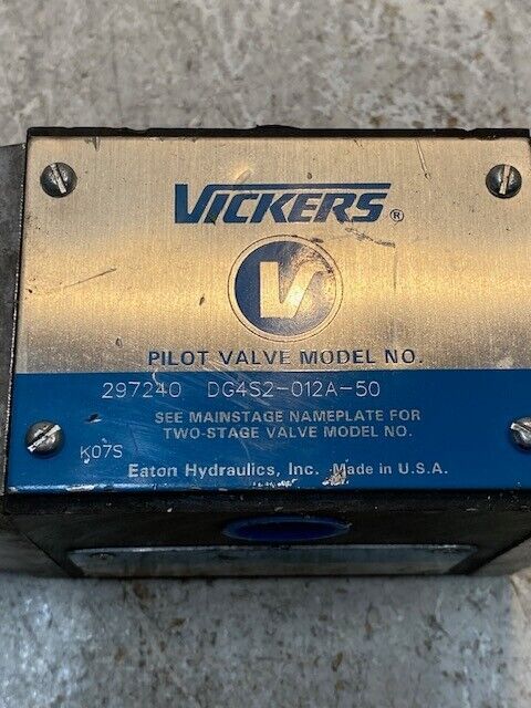 Vickers Pilot Hydraulic Directional Valve DG4S2-012A-50 | 297240