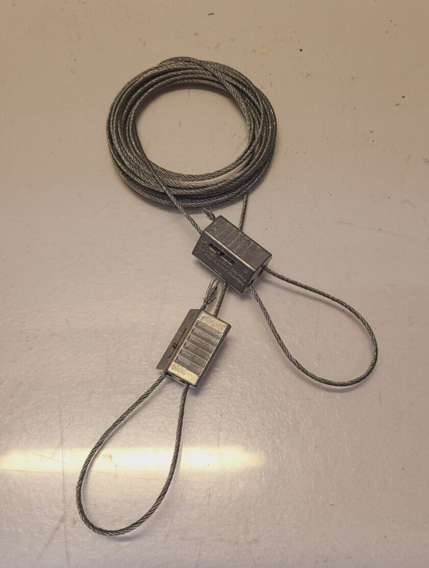 4 Qty. of Rize 100 Fasteners 10' Looped Cable Hanging 10' Long  (4 Qty)