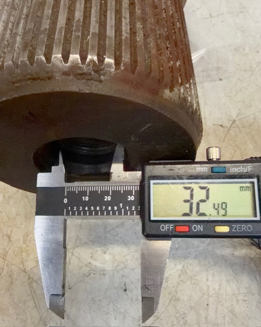 Heavy Duty Steel Spline Output Shaft 15-7/8in Industrial Power Transmission Unit