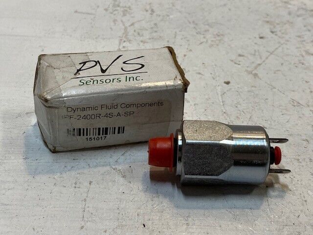 PVS Sensors Dynamic Fluid Component BPF-2400R-4S-A-SP Pressure Switch 151017