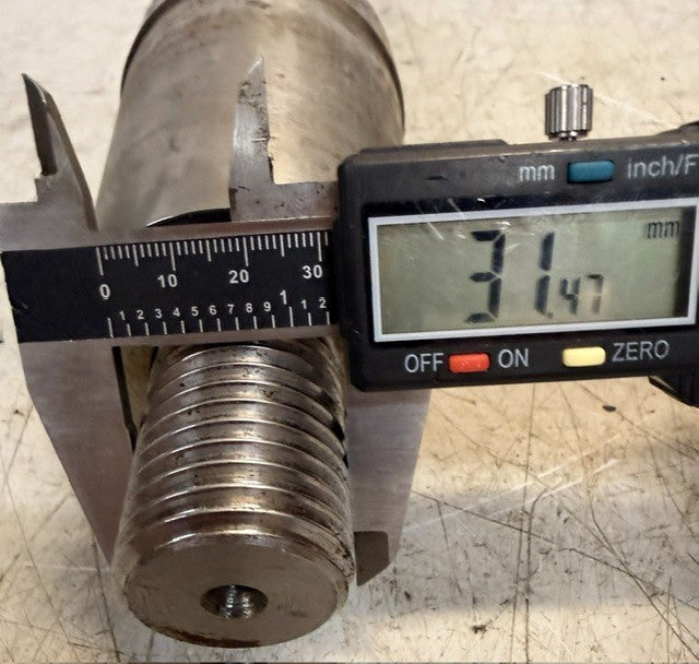 Hydraulic Pump Shaft 18-3/8 In Long Steel Drive Shaft Industrial 1329902C1-9E