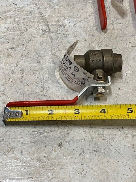 10 Qty of ProLine 1/2" Brass Packing Gland Ball Valve 107-843NL (10 Qty)