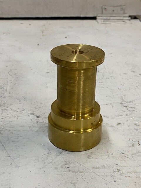 Brass Fire Hose Rack Nozzle No Thread Connection 55mm Top OD 10mm ID 49mm Bottom