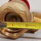 BH 1-1/2" NPT 300 Brass Threaded Fire Hose Valve | Listed 37WL