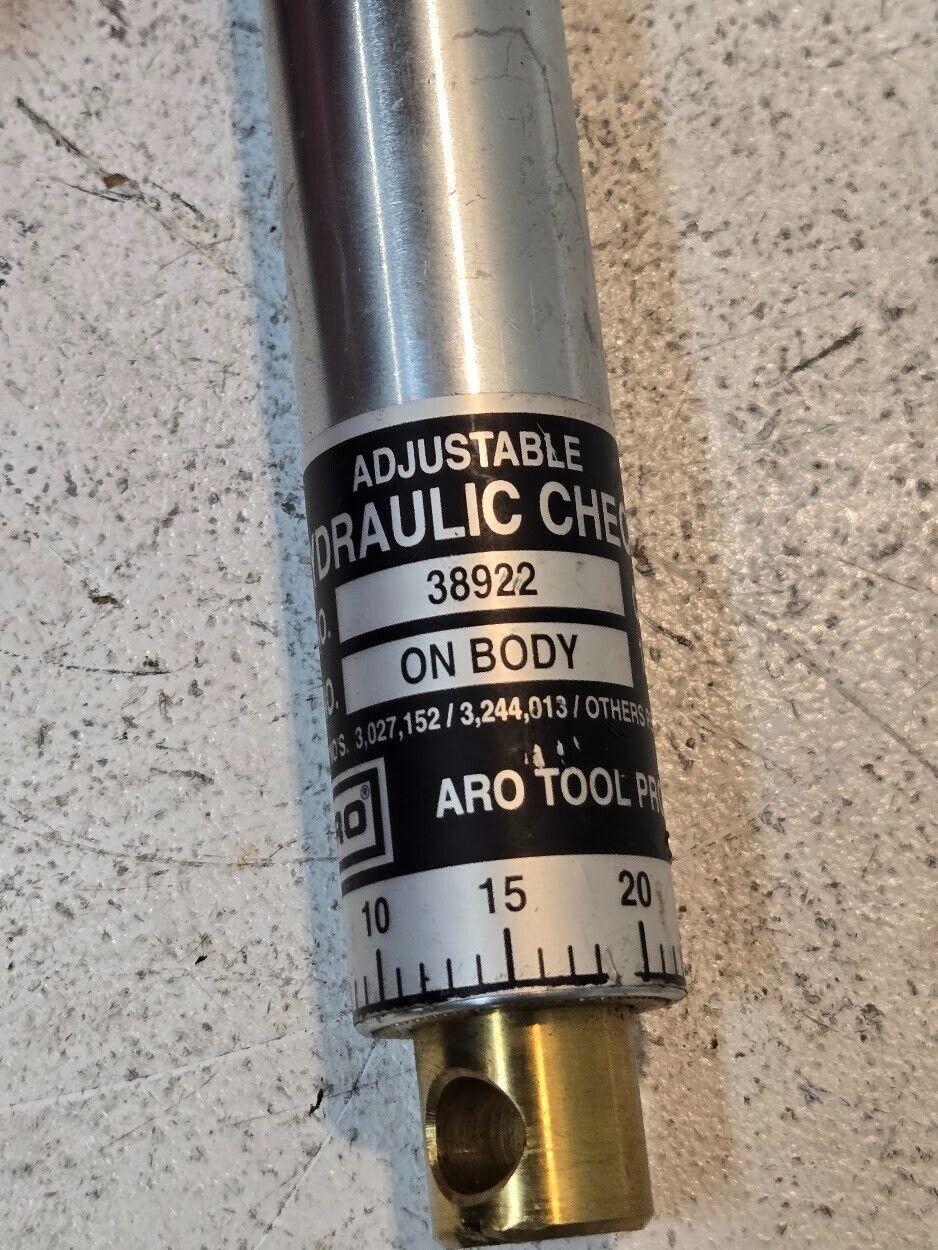 ARO Hydraulic Check Valve 38922 1200 Lbs Capacity | Serial 790677