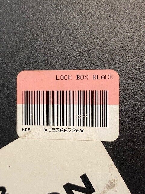 Black Lock Box Unique Pentagon Shape 20x13x7