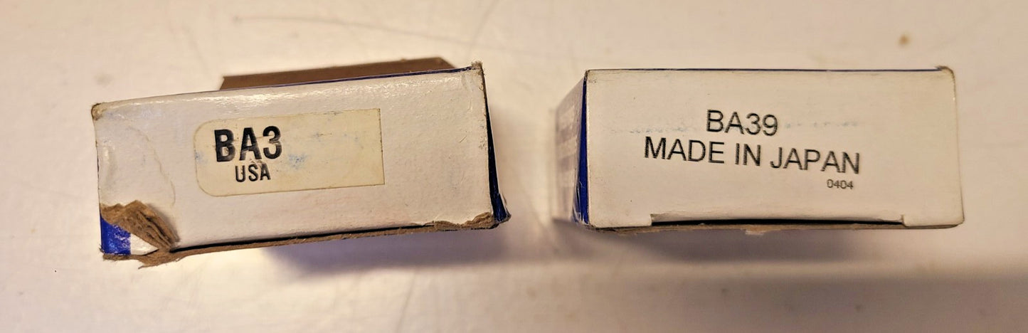 2 Quantity of Mix Bravo Bearings 1 Unit BA39 | 1 Unit BA3 (2 Qty)