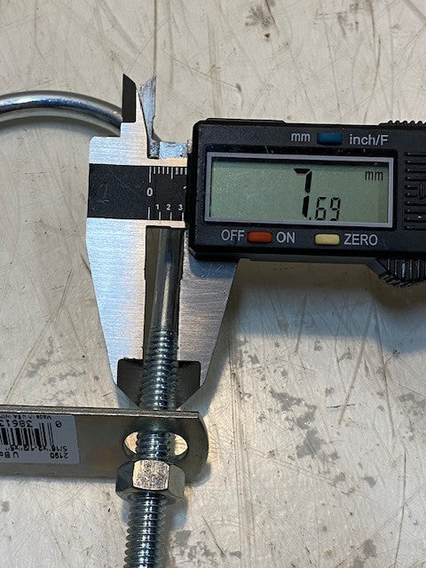 5 Quantity of STANLEY 2190BC U-Bolts w/ Plate & Hex Nuts (5 Quantity)