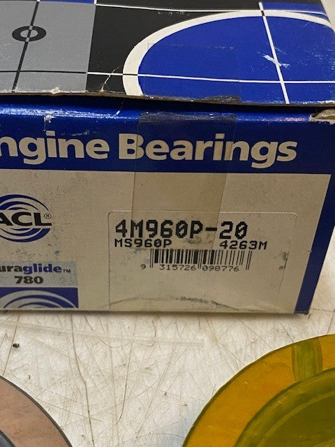 ACL Engine Race Series Main Bearing Set 4M960P-20 Duraglide 780 | MS960P | 4263M