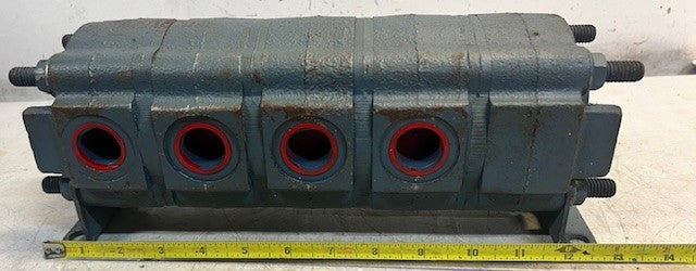 Hydraulic Gear Flow Divider Valve Splitter Pressure Balanced High Performance