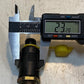 8 Quantity of Oil Drain Valves with Caps 2-5/8" Long 16mm Thread 23mm OD (8 Qty)