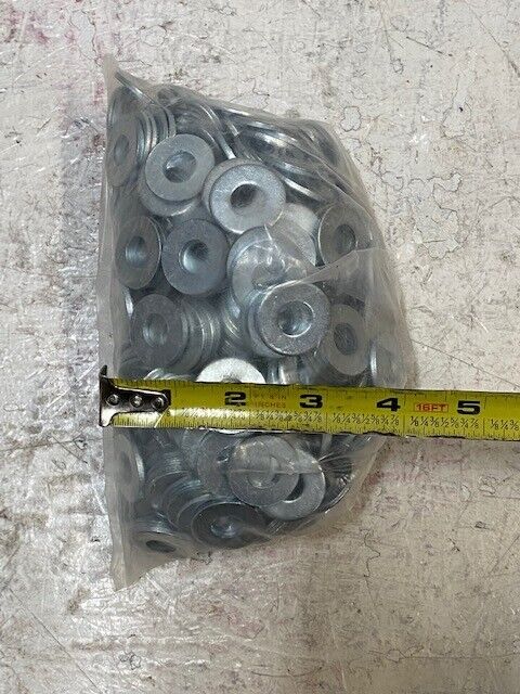 400 Pieces of 3/4" Bolt 7/16" ID 1" OD Bright Zinc Finish Washers (400 Quantity)