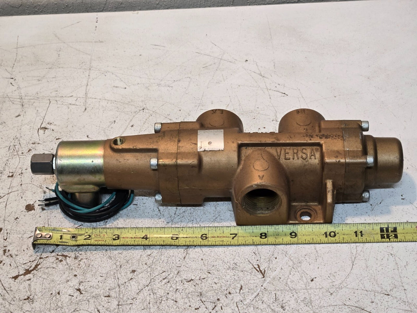Versa VSG-3701-DO12 Brass Solenoid Valve