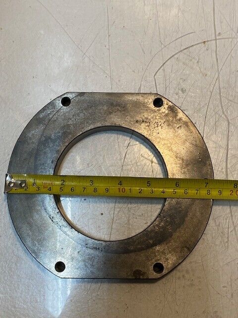 6-Hole Steel Flange 5392-11 | 7-3/16" L 6-7/16" W 101mm Bore 19mm Thick