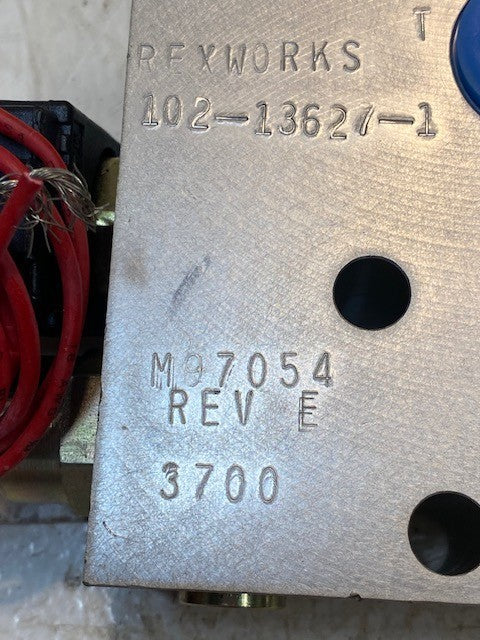 Rexworks Hydraulic Valve 102-13627-1, M97054, GS98271, RJD4000, CV101P80