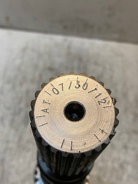 Main Shaft AT073012 2ft Long 24mm End 39mm 24-Spline End 23-Middle Teeth