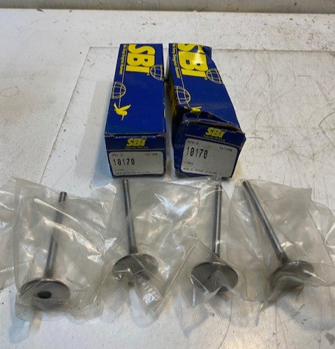 2 Quantity of SBI Engine Exhaust Valves 10170 Pack of 2 (4 Pieces Total)