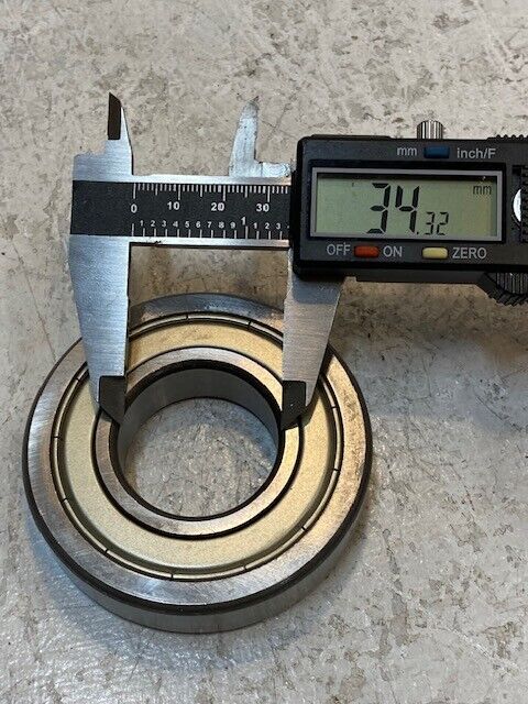 JAF Single Row Ball Bearing RLS-11 | 34mm Bore 76mm OD 17mm Thick