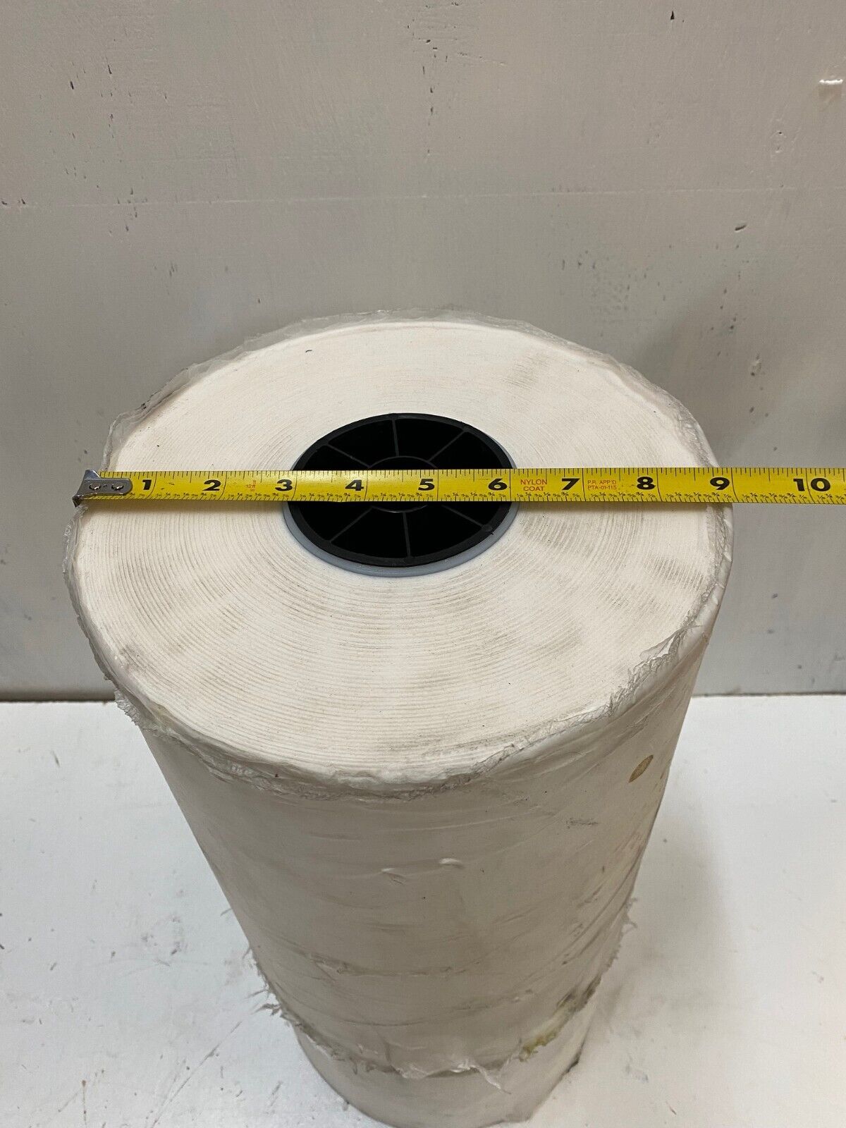 Approximately 600ft of 18" Plastic Roll 9" Diameter