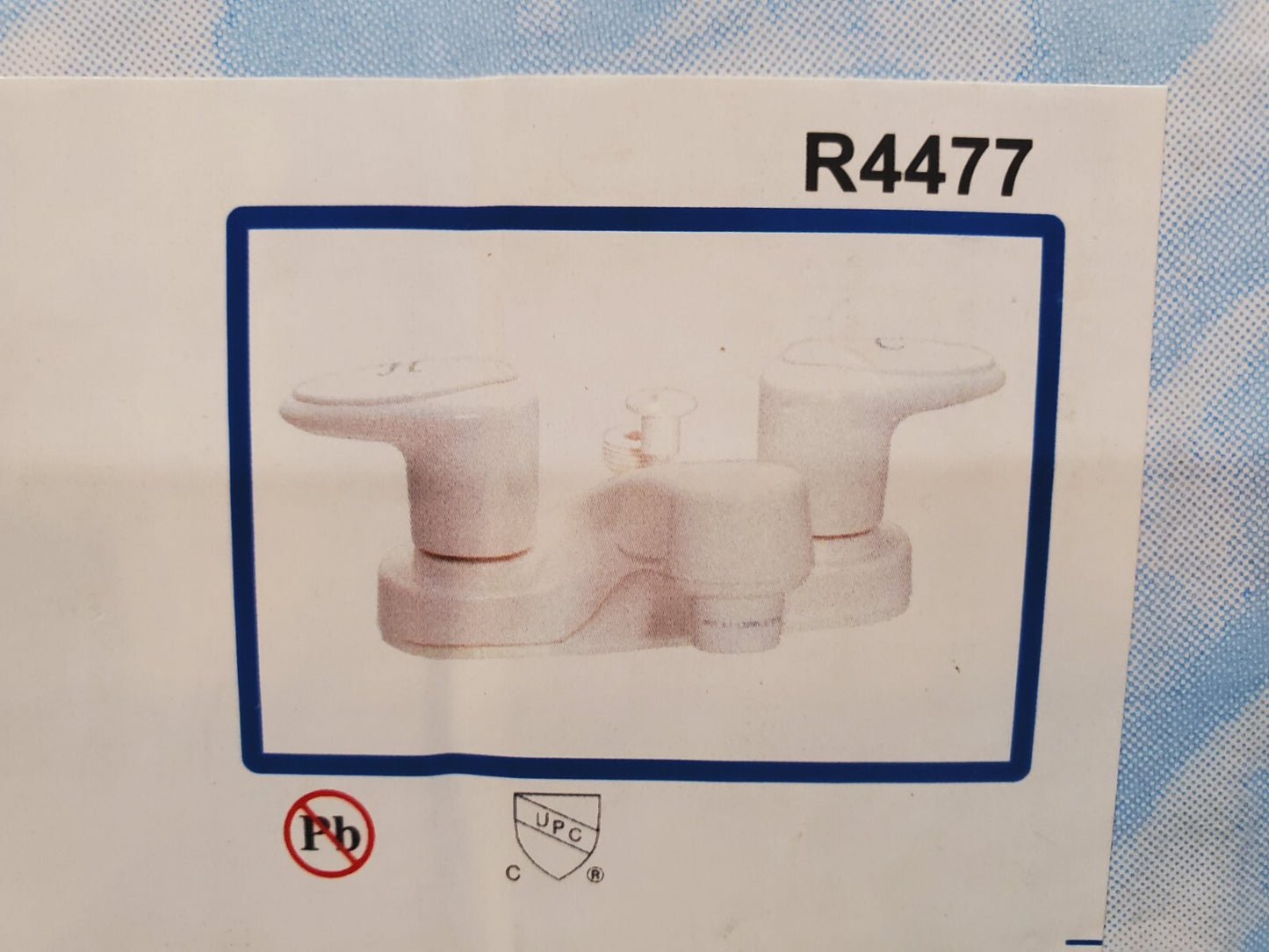 Phoenix Faucets White 4" Lavatory Diverter R4477