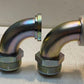2 Qty of Hydraulic Split Flange 90 Degree Elbow Fittings 6" H 45mm ID (2 Qty)