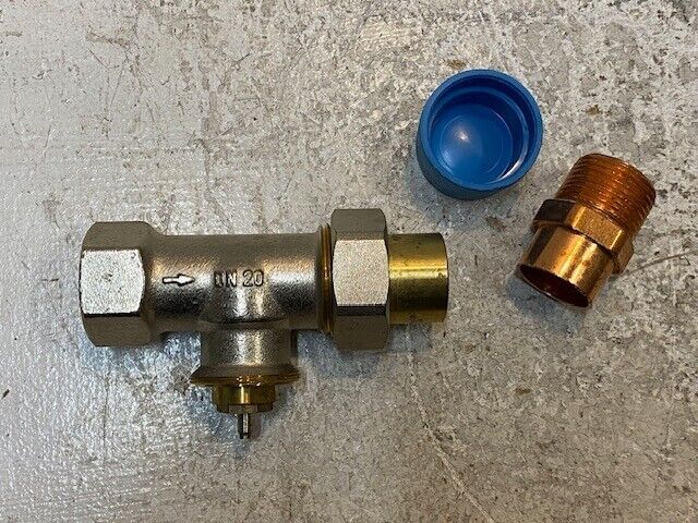 Honeywell Thermostatic Radiator Valve TTD OV ON20 4" Long 22mm End 23mm Hex ID