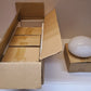 4 Quantity of 6" White Mushroom Glass Lenses 318663 (4 Qty)