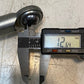 Hydraulic Tilt Cylinder 13mm Bore 15mm Thread 51mm OD 16" Long