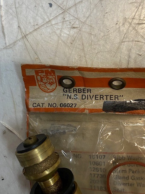P&M Cat. No. 06027 Gerber N.S. Diverter Stem