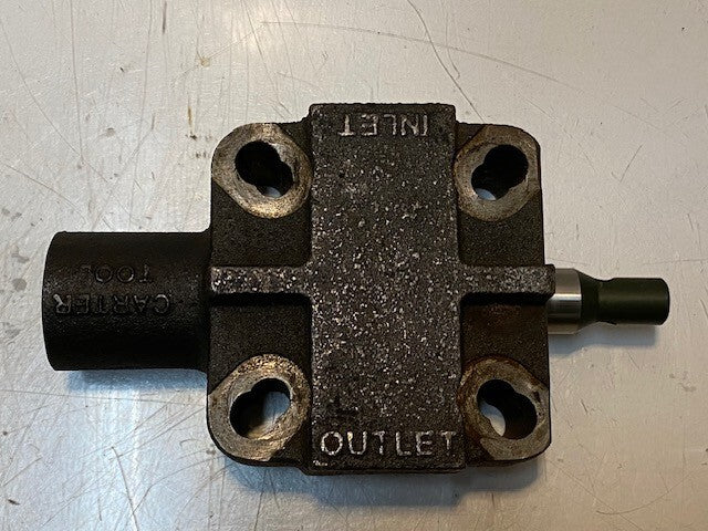 Carter Tool 72-122VR Hydraulic Valve 18mm Shaft 30mm Bore 9" L 5" W 3" H