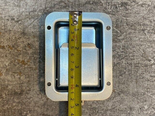 Heavy Duty Rectangle Paddle Door Latch 4-3/4" Long 3-5/8" Wide 1-1/2" Thick