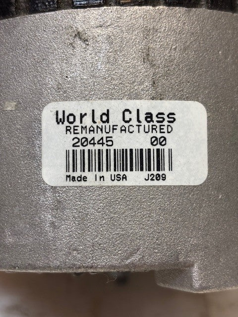 World Wide Automotive Premium Remanufactured Delco Remy Alternator | 20445