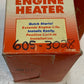 3 Qty of Zerostart Engine Heater 605-3028 Model 1541 400 Watts (3 Quantity)