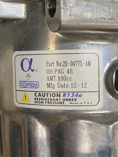 Omega A/C Compressor 20-04775-AM Oil PAG 46 AMT 180cc DY7H15B