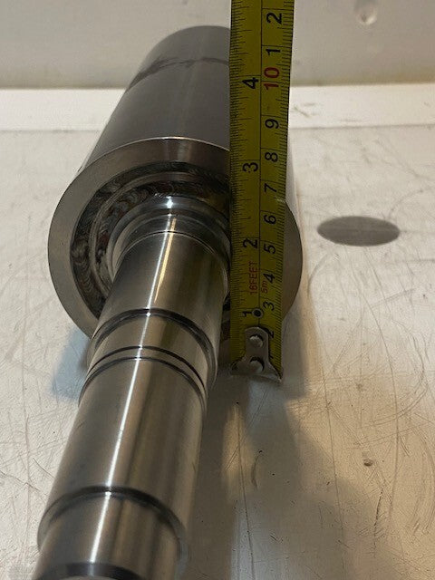 Pinch Tension Roller Gear 19-1/2" L 82mm OD 25mm End 15mm ID 29mm End