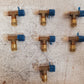 7 Quantity of Compression Brass Tee Fittings 3/8"x3/8"x1/2" (7 Qty)