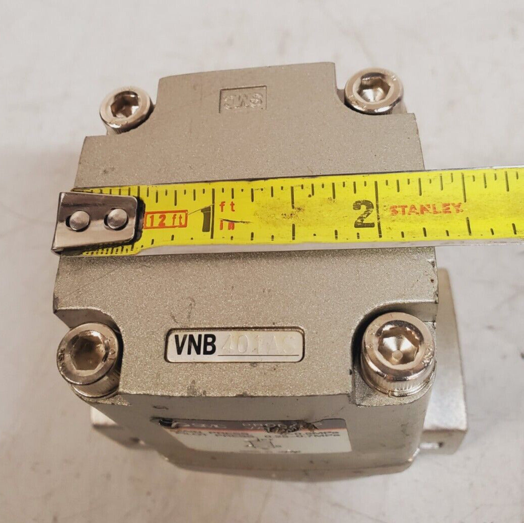 SMC Process Valve VNB401AS | A 25 B | IY | MAIN PRESS 0-0.5MPa | 12 P1 | 10 P2