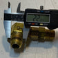 Brass Refrigeration Pressure Relief Valve CAT No. 3220, 3C2CA, 283C, D1514.B