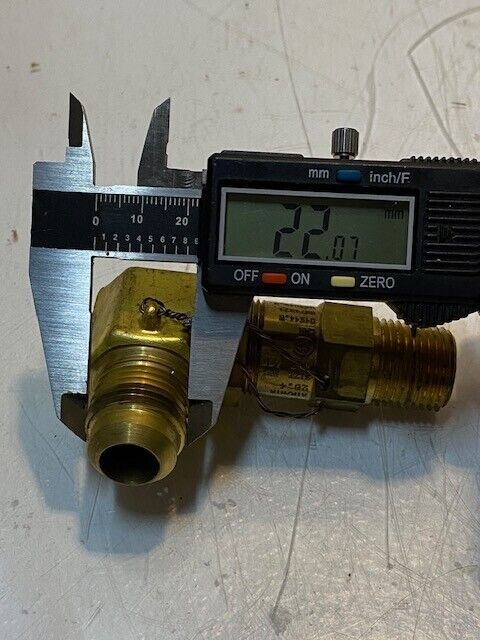 Brass Refrigeration Pressure Relief Valve CAT No. 3220, 3C2CA, 283C, D1514.B