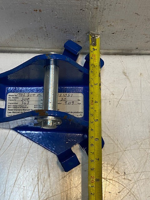Vestil Multi-Purpose Overhead Drum Lifter Trolley Bracket Head PDL-800-M