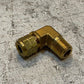 9 Quantity of Parker Elbow Brass Adapter Fittings X169VL-4-4 (9 Quantity)