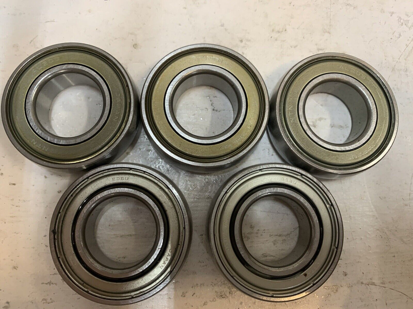 5 Pack of NTN AL205 Insert Bearings AL 205 | AL-205 NTN 205U