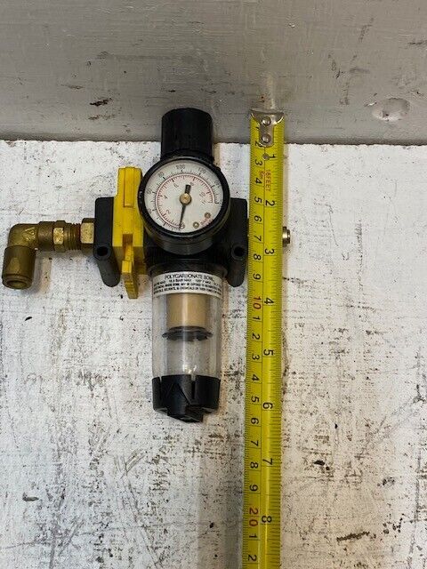 Master Pneumatic Detroit Regulator CFR10 ADJ Range 000-100 PSI 125F Max Temp