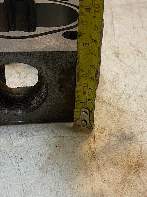 Hydraulic Gear Pump Housing Body 44mm Bore 5-3/4" x 6" x 2-3/4"