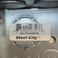 4 Quantity of Steel City 4 in 30.3 cu Metallic Square Boxes 521711234ECN (4 Qty)